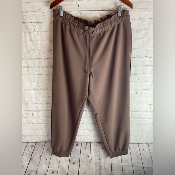 Athleta Metropolis Jogger Primatwill Mineral Brown Size 12 - Picture 2 of 16